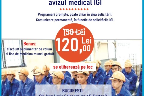 Adeverinta IGI (Inspectoratul Roman pentru Imigrari) pentru angajati straini